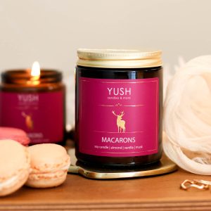 Macarons – Świeca Sojowa